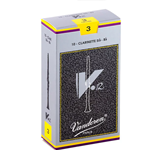 Vandoren V12 - #3 Clarinet Reeds - 10 Pack