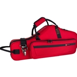 Protec Alto Saxophone Case - PRO PAC, Contoured (Red)