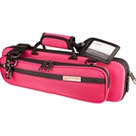 Protec Flute Case (B & C Foot) - PRO PAC, Slimline (Hot Pink)