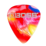 Boss Thin Celluloid Guitar Picks - Mosaic 12 Pack