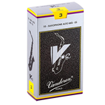 Vandoren V12 - #3 Alto Sax Reeds - 10 Pack