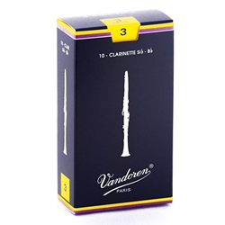 Vandoren - #3 Clarinet Reeds - 10 Pack