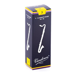 Vandoren - #3 Bass Clarinet Reeds - 5 Pack