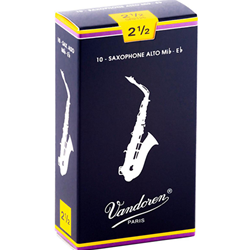 Vandoren - #2.5 Alto Sax Reeds - 10 Pack