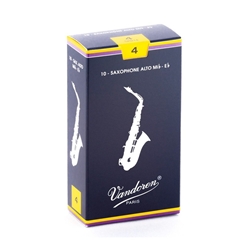 Vandoren - #4 Alto Sax Reeds - 10 Pack