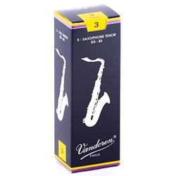 Vandoren - #3 Tenor Sax Reeds - 5 Pack