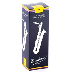 Vandoren - #2 Bari Sax Reeds - 5 Pack