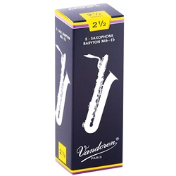 Vandoren - #2.5 Bari Sax Reeds - 5 Pack