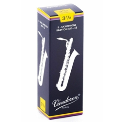 Vandoren - #3.5 Bari Sax Reeds - 5 Pack