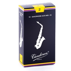 Vandoren - #2 Alto Sax Reeds - 10 Pack