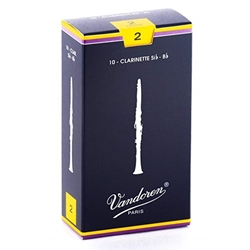 Vandoren - #2 Clarinet Reeds - 10 Pack