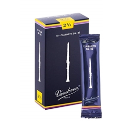 Vandoren - #2.5 Clarinet Reeds - 10 Pack