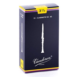 Vandoren - #3.5 Clarinet Reeds - 10 Pack