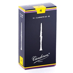 Vandoren - #4 Clarinet Reeds - 10 Pack