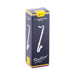 Vandoren - #2.5 Bass Clarinet Reeds - 5 Pack