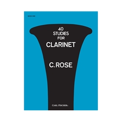 40 Studies for Clarinet - Book 1  C. Rose