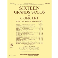 16 Grand Solos de Concert    Daniel Bonade