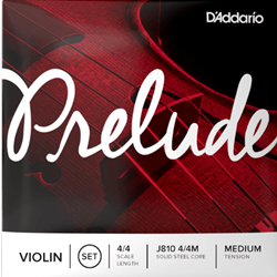 Prelude Violin String Set, 4/4 Scale, Medium Tension