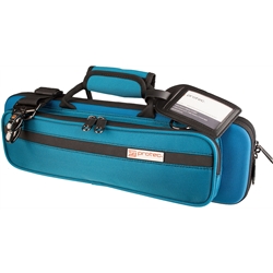 Protec Flute Case (B & C Foot) - PRO PAC, Slimline (Teal Blue)