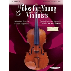 Solos for Young Violinists Violin Part and Piano Acc., Volume 6