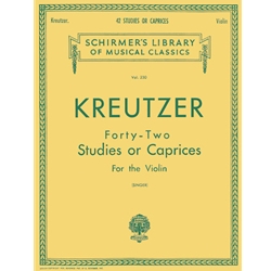 Kreutzer – 42 Studies or Caprices