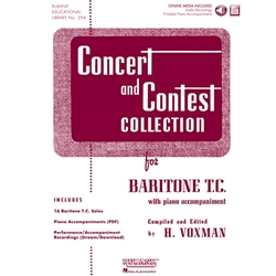 Concert and Contest Collection for Baritone T.C. Solo Book with Online Media