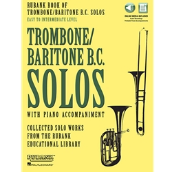 Rubank Book of Trombone/Baritone B.C. Solos – Easy to Intermediate