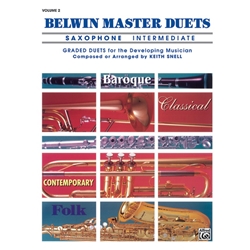 Belwin Master Duets (Saxophone), Intermediate Volume 2