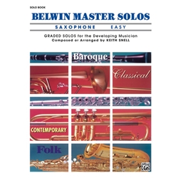 Belwin Master Solos, Volume 1 (Alto Saxophone)