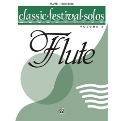 Classic Festival Solos (C Flute), Volume 2 Solo Book